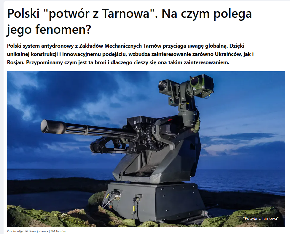 Wp tech o “potworze z Tarnowa”