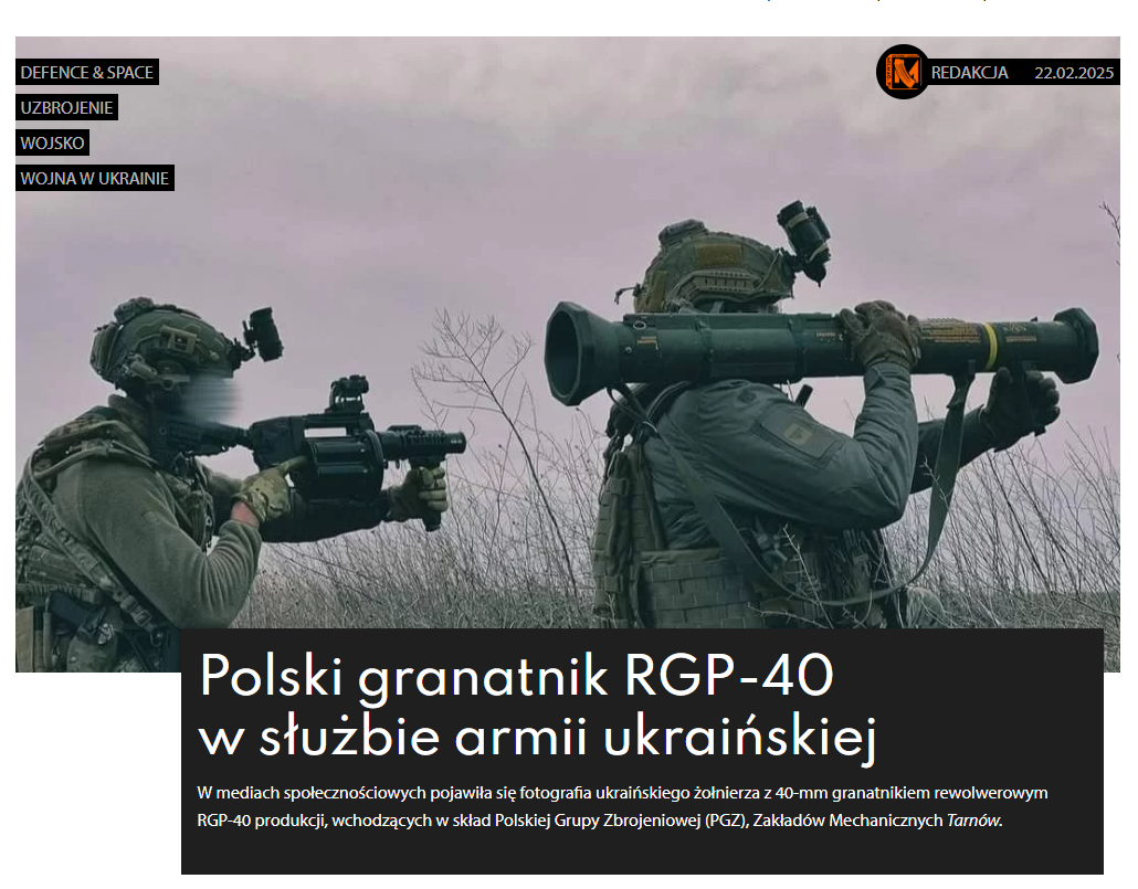 MILMAG o naszym granatniku w armii ukraińskiej