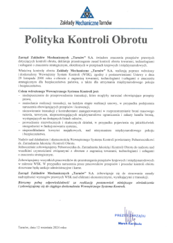 pol kontroli obrotu