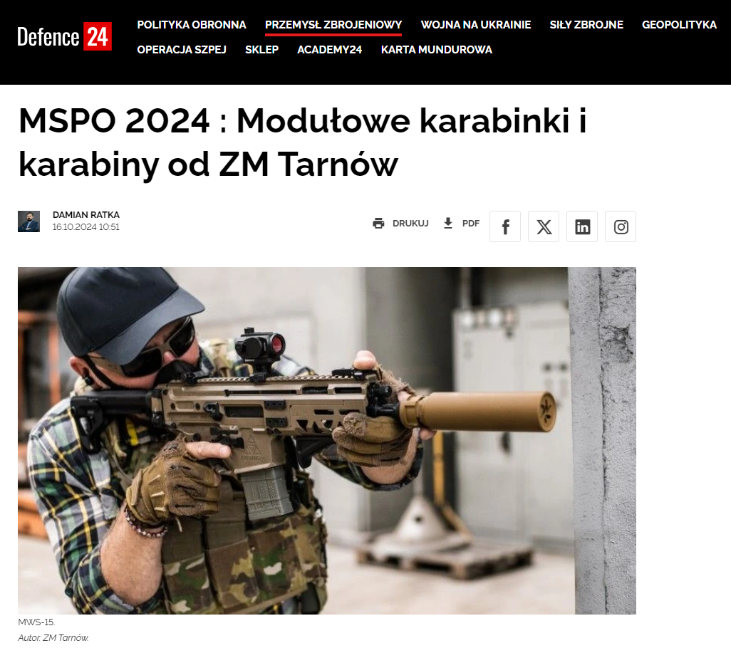 Defence24 o naszym uzbrojeniu